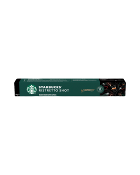 Starbucks Ristretto Shot 11, Nespresso­kompatibel, 10 Aluminium Kaffeekapseln, 57g